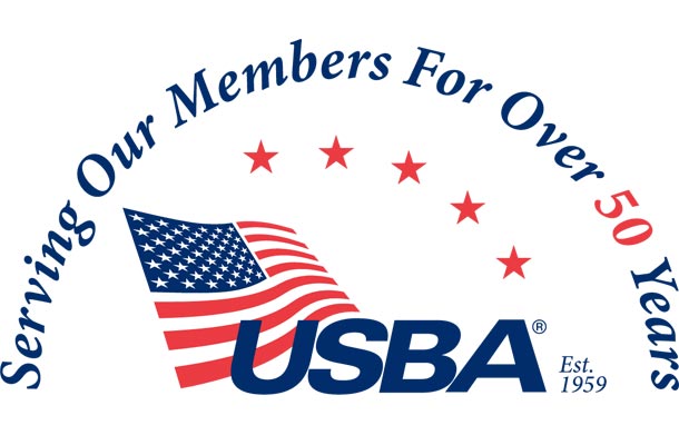 USBA&qts over 50 years of service logo