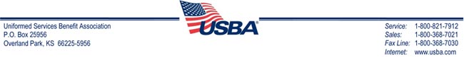 USBA letterhead