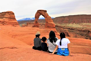 Military family vacation at US National Parks