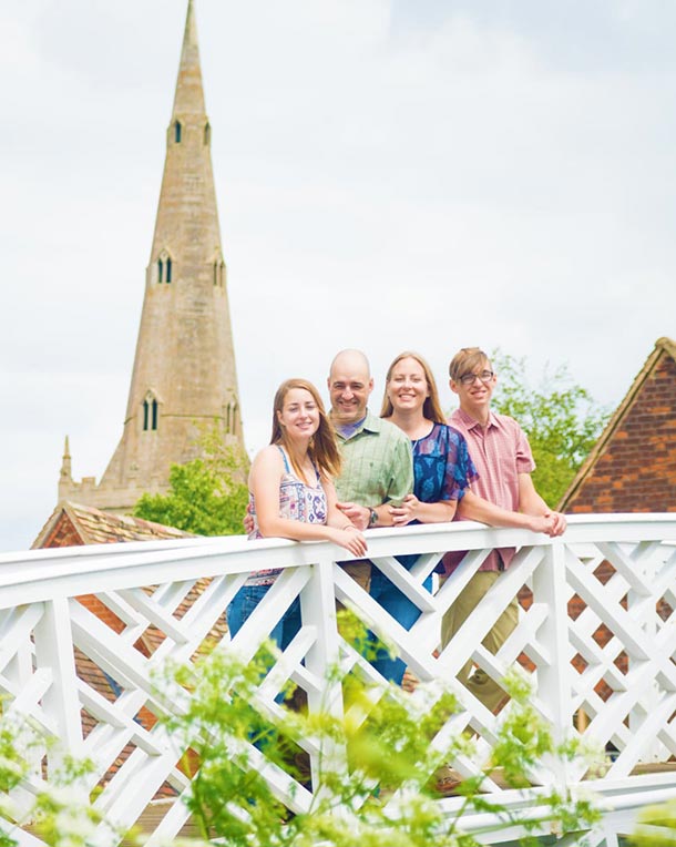 New CEO Victoria Diamond with family