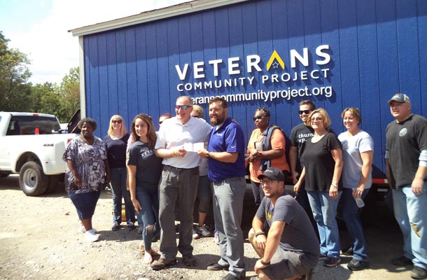 Veterans Community Project tiny homes