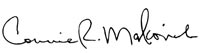 Connie Markovich’s signature